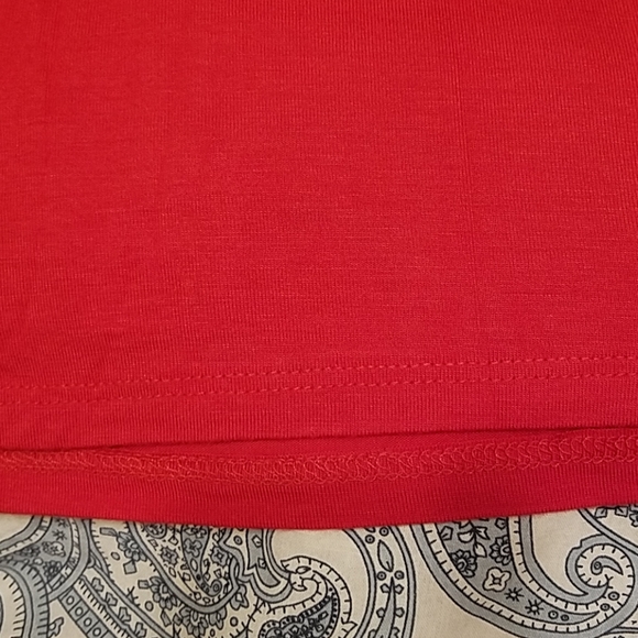 Red, fun party dress, women's lrg - Picture 5 of 5